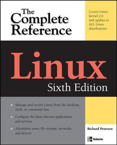 Cover image for Linux: The Complete Reference, Sixth Edition