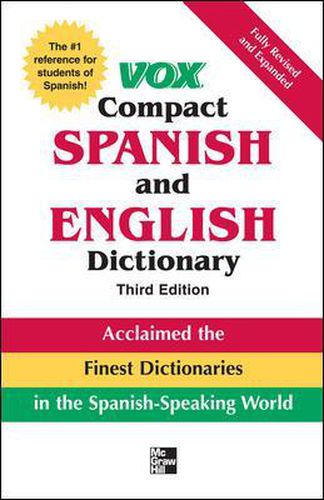 Cover image for Vox Compact Spanish & English Dictionary, 3E (HC)