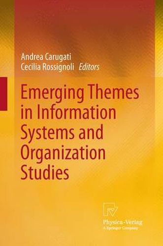 Cover image for Emerging Themes in Information Systems and Organization  Studies