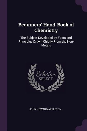 Cover image for Beginners' Hand-Book of Chemistry
