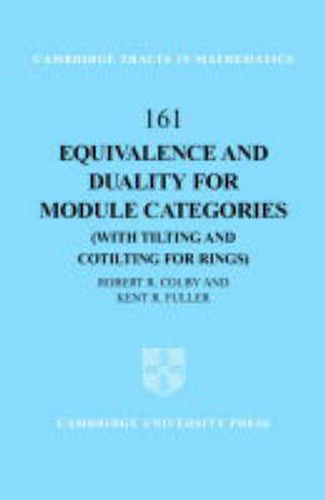 Equivalence and Duality for Module Categories with Tilting and Cotilting for Rings