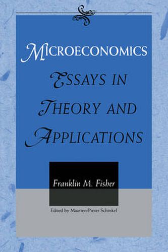 Cover image for Microeconomics: Essays in Theory and Applications