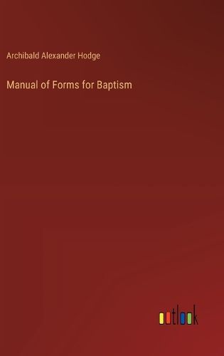 Manual of Forms for Baptism