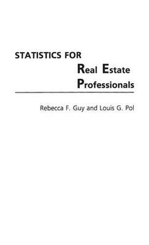 Cover image for Statistics for Real Estate Professionals