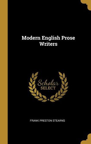 Cover image for Modern English Prose Writers