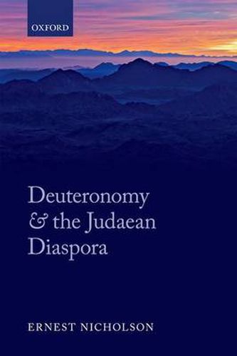 Cover image for Deuteronomy and the Judaean Diaspora