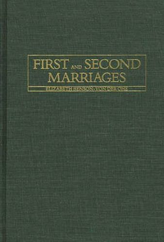 Cover image for First and Second Marriages