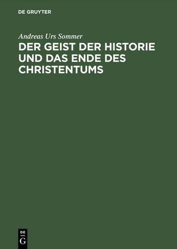 Cover image for Geschichte Christentum Und Kritik Eine Untersuchung Zur  Waffengenossenschaft  Von Friedrich