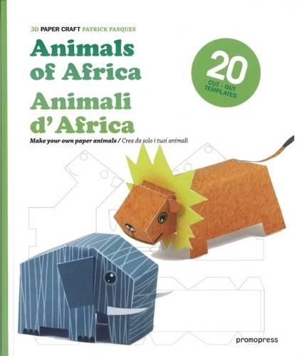 Cover image for 3D Paper Craft: Animals of Africa