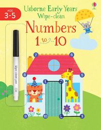 Cover image for Early Years Wipe-Clean Numbers 1 to 10