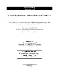 Cover image for Improving Motor Carrier Safety Measurement