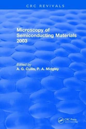 Cover image for Microscopy of Semiconducting Materials 2003