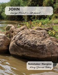 Cover image for JOHN Large Print - 18 point: Notetaker Margins, King James Today