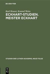 Cover image for Eckhart-Studien. Meister Eckhart