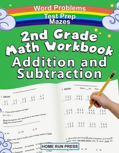 Cover image for 2nd Grade Math Workbook Addition and Subtraction: Second Grade Workbook, Timed Tests, Ages 4 to 8 Years