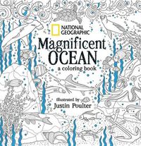 Cover image for National Geographic Magnificent Ocean: A Coloring Book