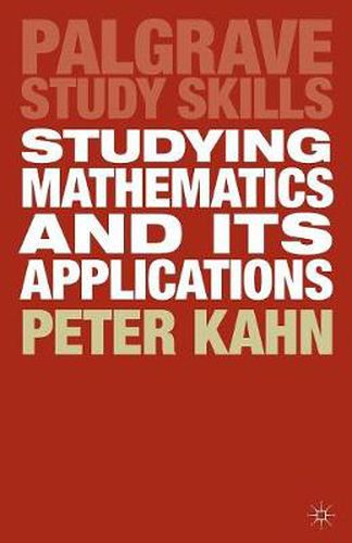 Cover image for Studying Mathematics and its Applications