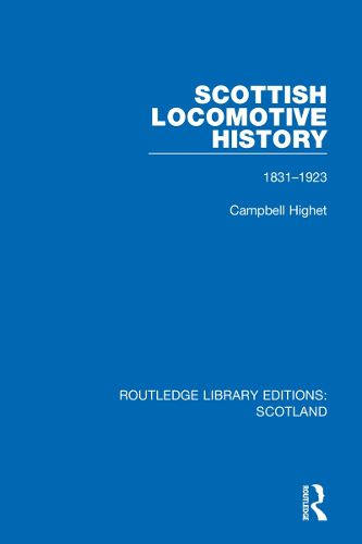 Cover image for Scottish Locomotive History