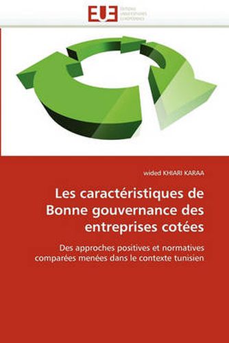 Cover image for Les Caracteristiques de Bonne Gouvernance Des Entreprises Cotees