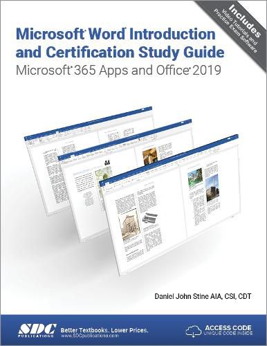 Microsoft Word Introduction and Certification Study Guide: Microsoft 365 Apps and Office 2019