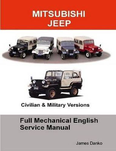 Cover image for Mitsubishi Jeep Full Mechanical English Service Manual