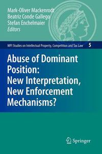 Cover image for Abuse of Dominant Position: New Interpretation, New Enforcement Mechanisms?