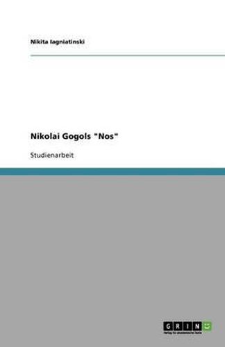Cover image for Nikolai Gogols Nos