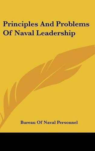 Principles and Problems of Naval Leadership