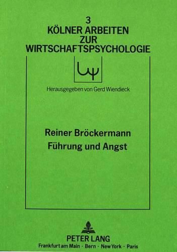 Cover image for Fuehrung Und Angst