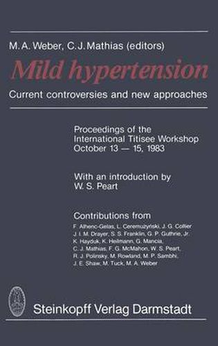 Cover image for Mild Hypertension: Current controversies and new approaches