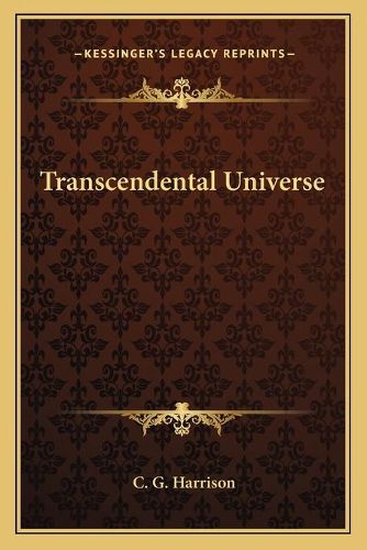 Cover image for Transcendental Universe