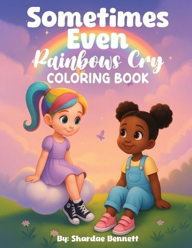 Cover image for Sometimes Even Rainbows Cry Coloring Book