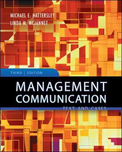 Management Communication: Principles and Practice