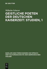 Cover image for Geistliche Poeten der deutschen Kaiserzeit: Studien, 1