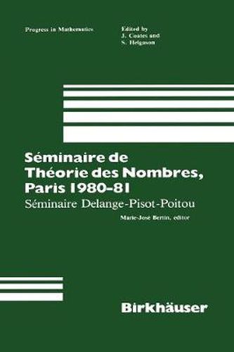 Cover image for Seminaire de Theorie des Nombres, Paris 1987-88