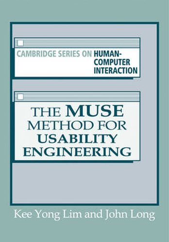 Cover image for The Muse Method for Usability Engineering