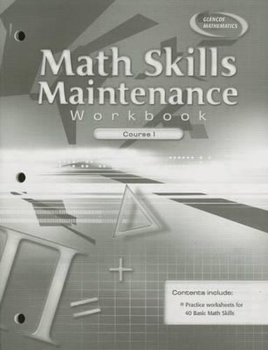 Cover image for Math Skills Maintenance Workbook, Course 1