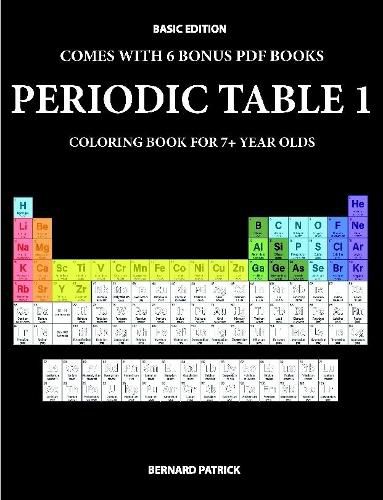 Cover image for Coloring Book for 7+ Year Olds (Periodic Table)