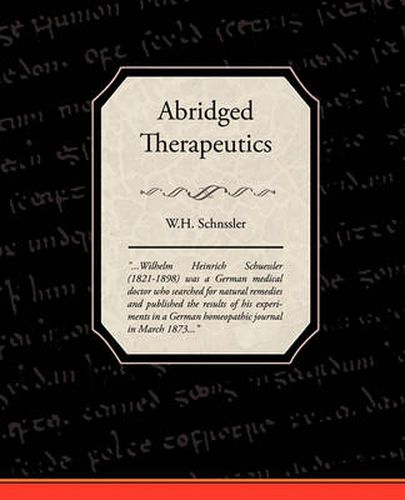 Cover image for Abridged Therapeutics