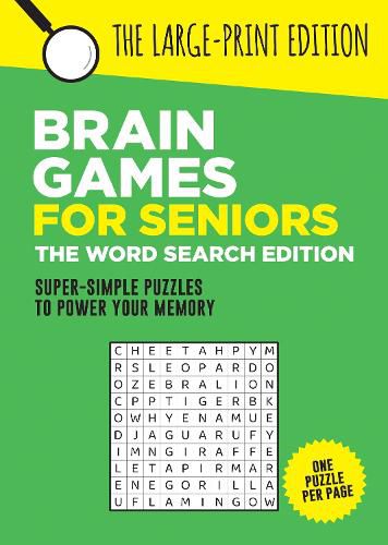 Cover image for Brain Games for Seniors: The Word Search Edition