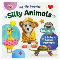 Cover image for Pop-Up Surprise Silly Animals