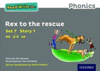 Cover image for Read Write Inc. Phonics: Grey Set 7 Storybook 1 Rex to the Rescue