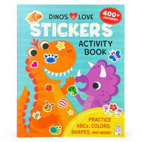 Cover image for Dinos Love Stickers Activity Book