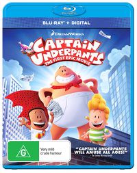 Cover image for Captain Underpants Blu Ray