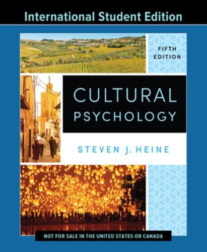 Cover image for Cultural Psychology