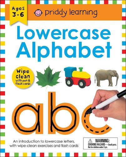 Cover image for Wipe Clean Workbook: Lowercase Alphabet (Enclosed Spiral Binding): Ages 3-6; With Pen & Flash Cards