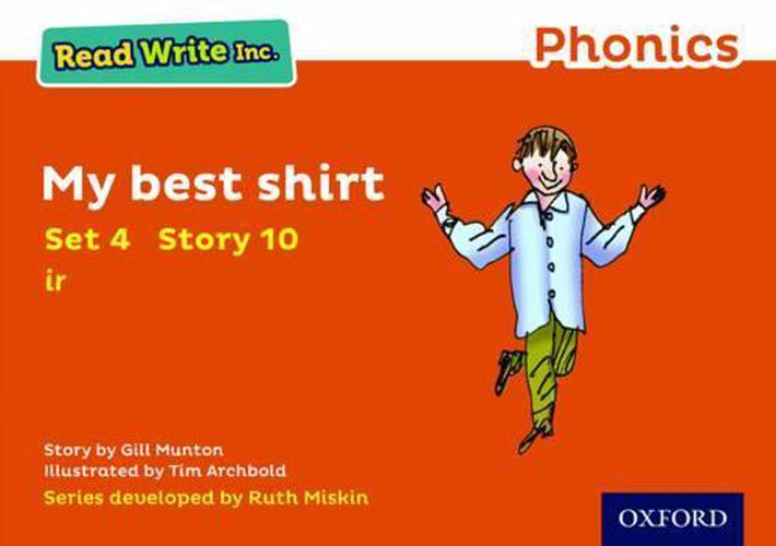 Cover image for Read Write Inc. Phonics: Orange Set 4 Storybook 10 My Best Shirt