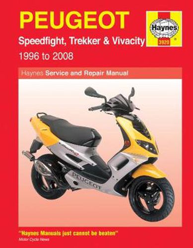 Cover image for Peugeot Speedfight, Trekker & Vivacity Scooters ('96 - '08)