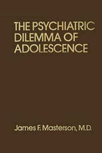 Cover image for Psychiatric Dilemma Of Adolescence