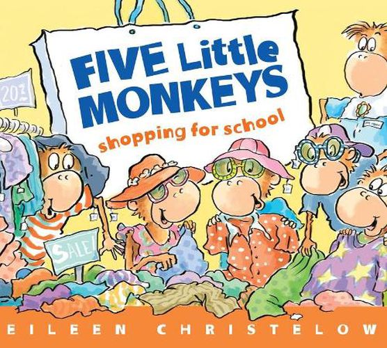 Cover image for Five Little Monkeys Shopping for School